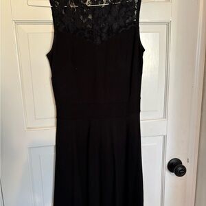 Elegant Black Lace Dress